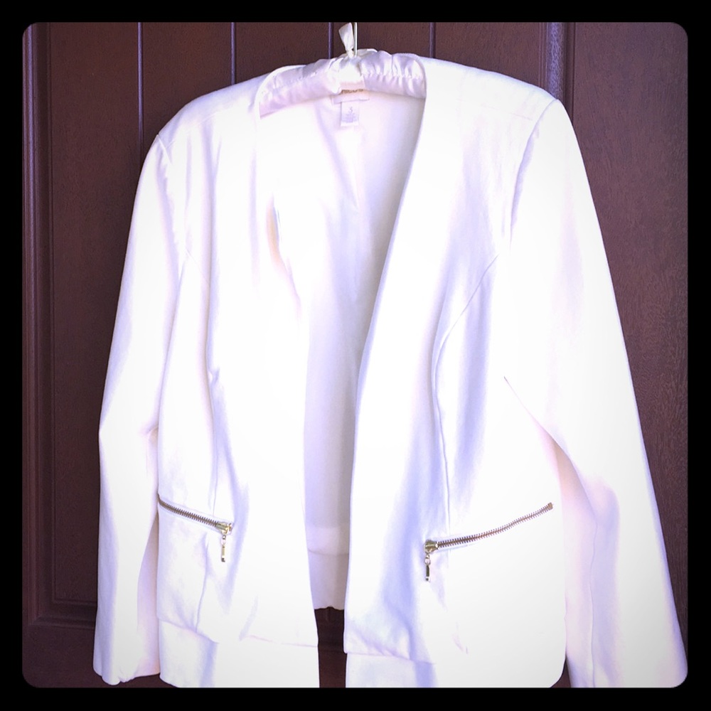 Chico’s winter white fashion jacket